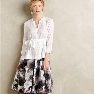 HD in Paris Anthropologie Blythe Swiss Dot Top